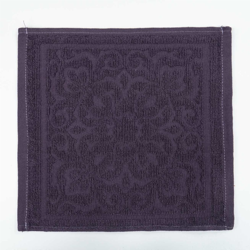 Рушник серветка кухонна жакардова GM Textile 25х25см 380 г/м2 (Фіолетовий)